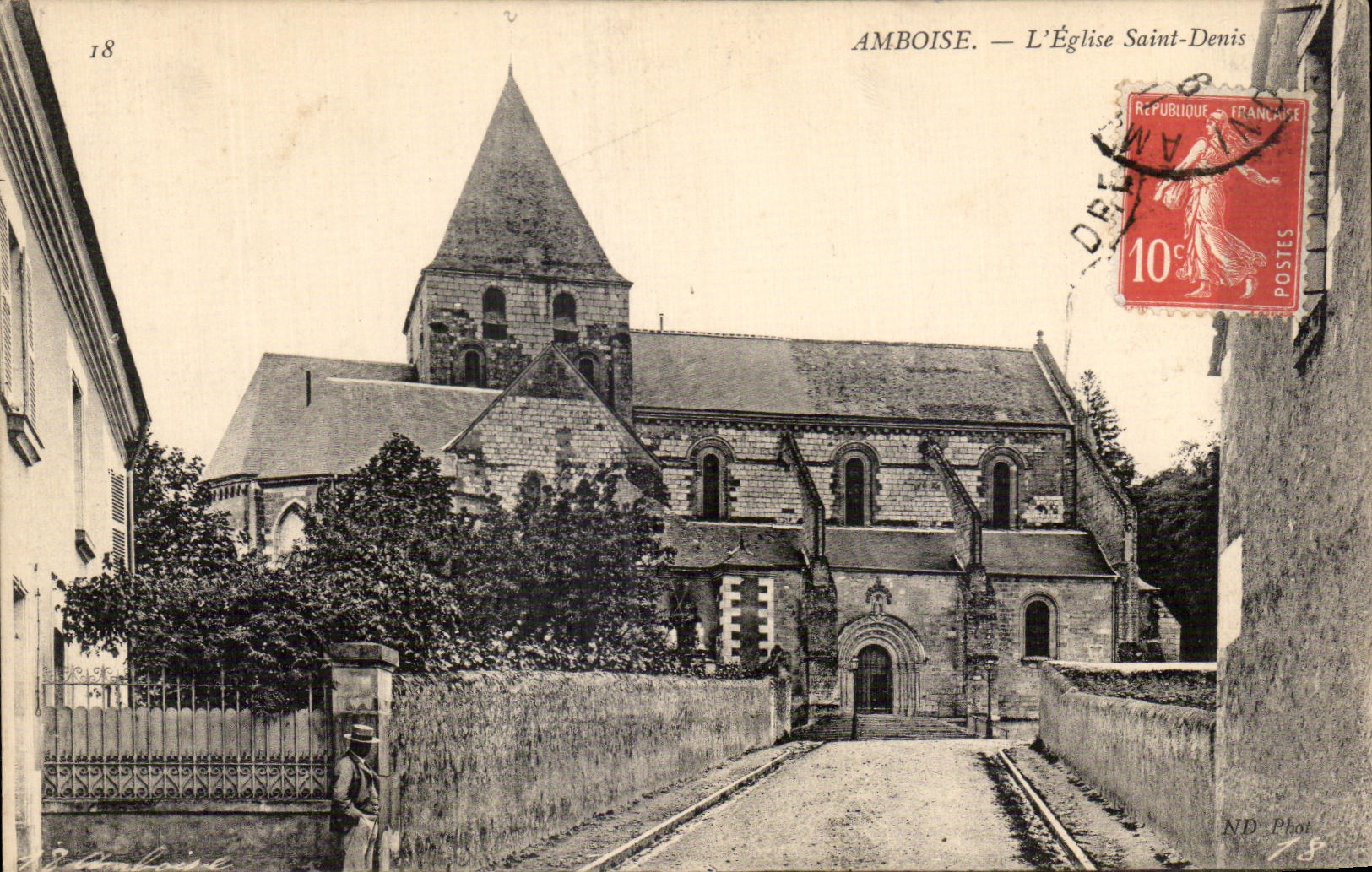 CPA Amboise L'Eglise Saint Denis