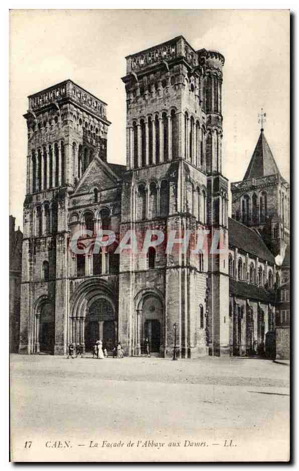 Caen — La Façade de l'Abbaye aux Dames — LL. — Graphphil