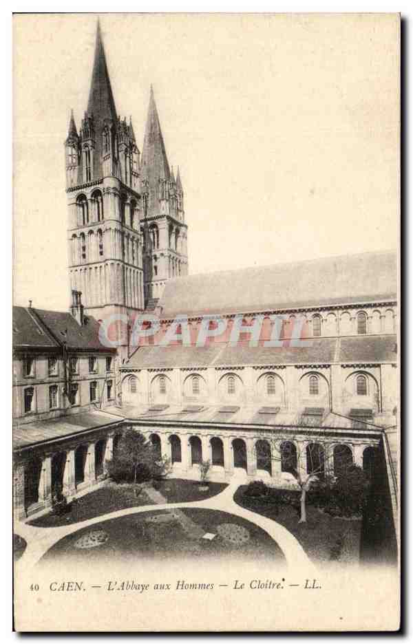 CPA Caen L'Abbaye aux Hommes Le Cloitre