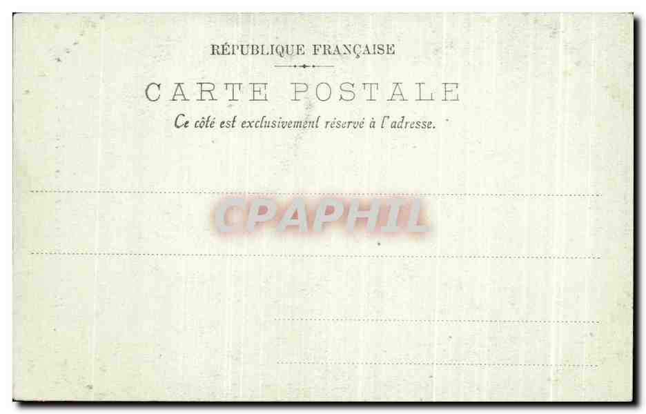 CPA Caen L'Abbaye aux Hommes Le Cloitre — Verso