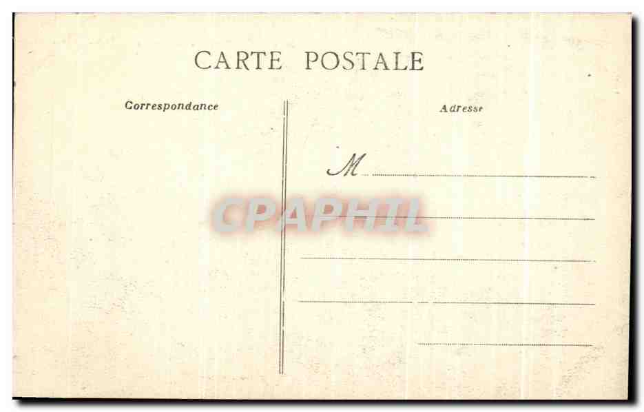 CPA Caen Musee des Antiquaires Facade du 15eme — Rückseite