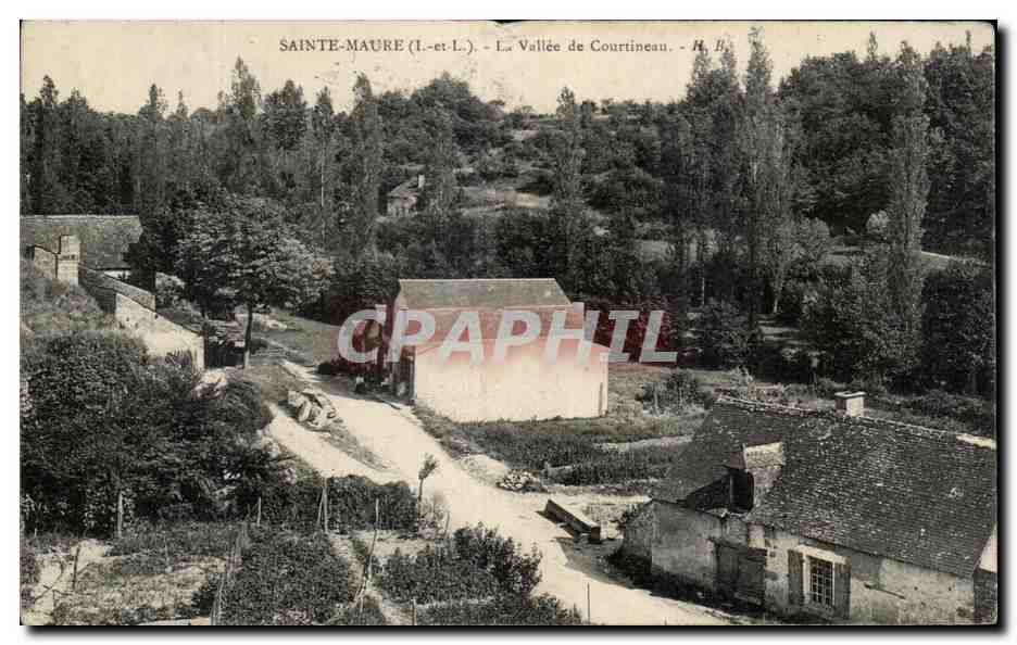CPA Sainte Maure La Vallee de Courtineau