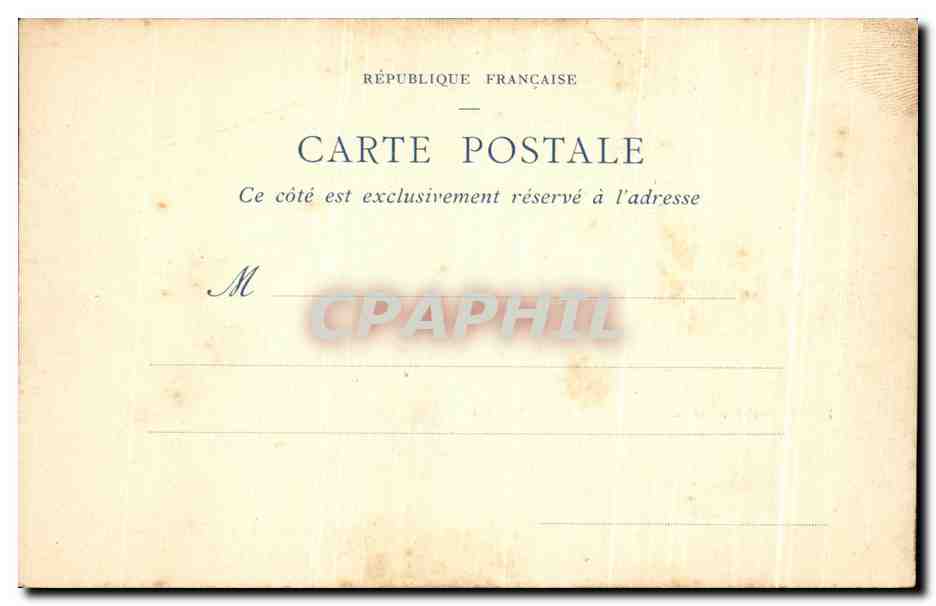 CPA Tours perspective de la Rue Nationale Byrrh — Rückseite