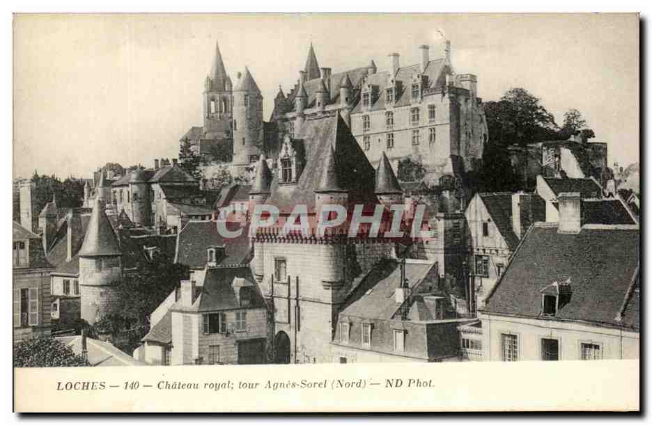 CPA Loches Chateau royal tour Anes Sorel 