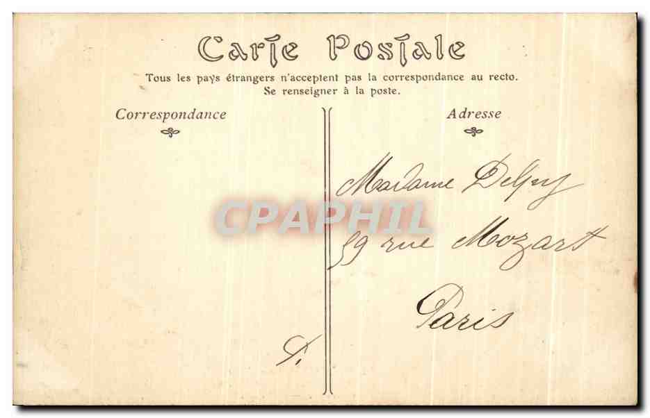 CPA Langeais Chateau et cour interieure — Rückseite
