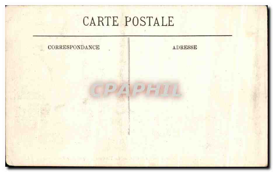 CPA Chenonceaux le Chateau La Facade la Tour des marques et la Pont Levis — Rückseite