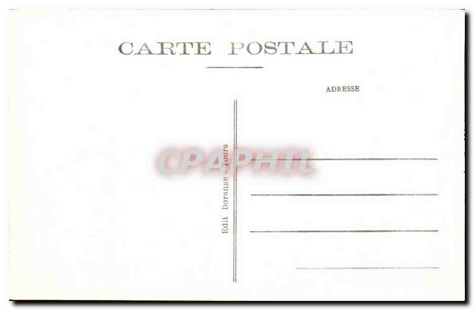 CPA Usse Le Chateau Les Terrasses et les Jardins — Rückseite