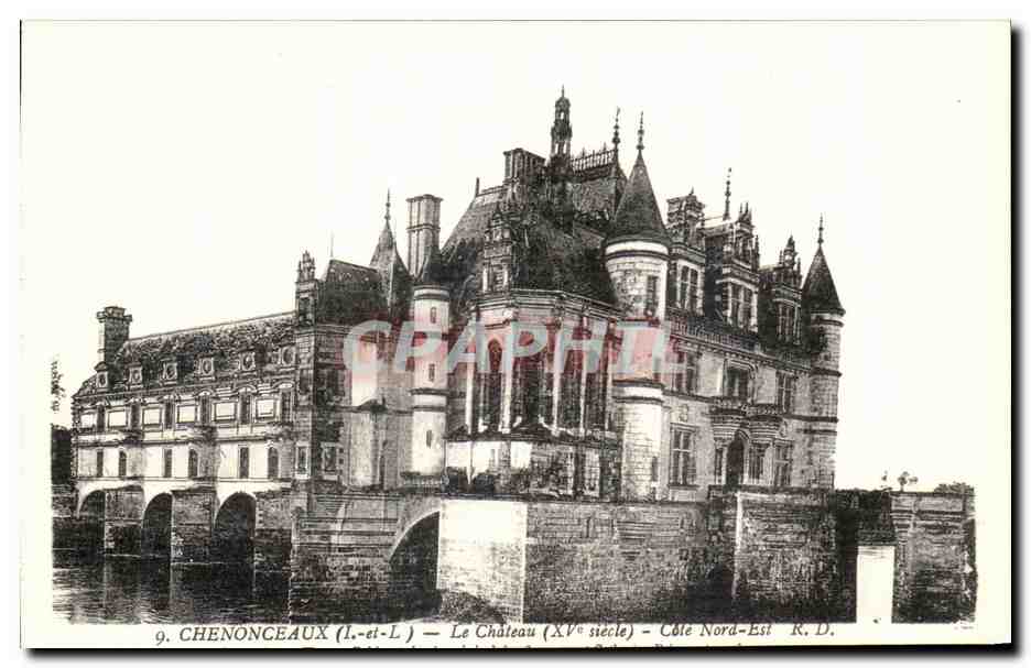 CPA Chenonceaux le Chateau Cole Nord Est