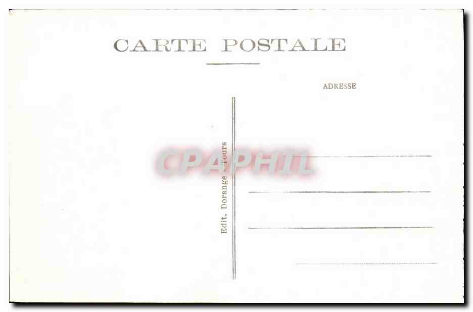 CPA Azay le Rideau Le Chateau Facade Nord — Rückseite