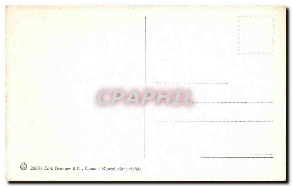 CPA Sorrento Villa Marion Crowford — Rückseite