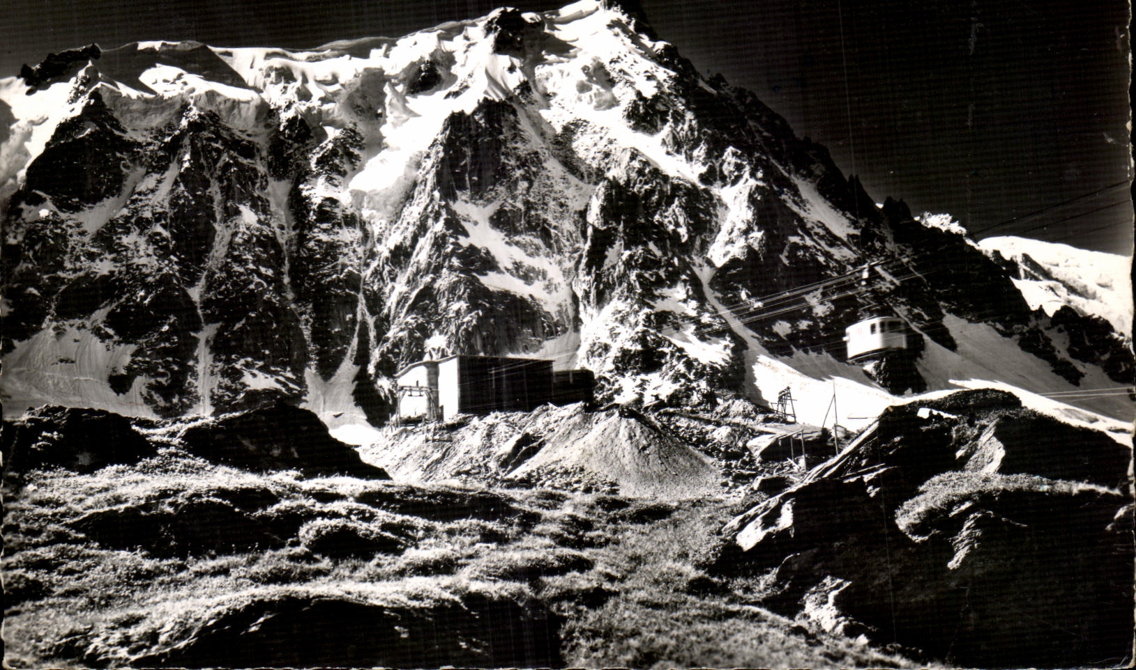 CPA De L'Audace Et Voicl Le Teleferique De l'Aiguille Du Midi