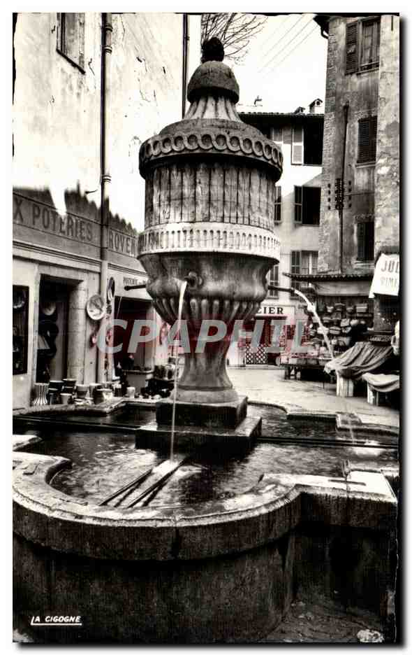 CPA Vence La Fontaine Du Peyra