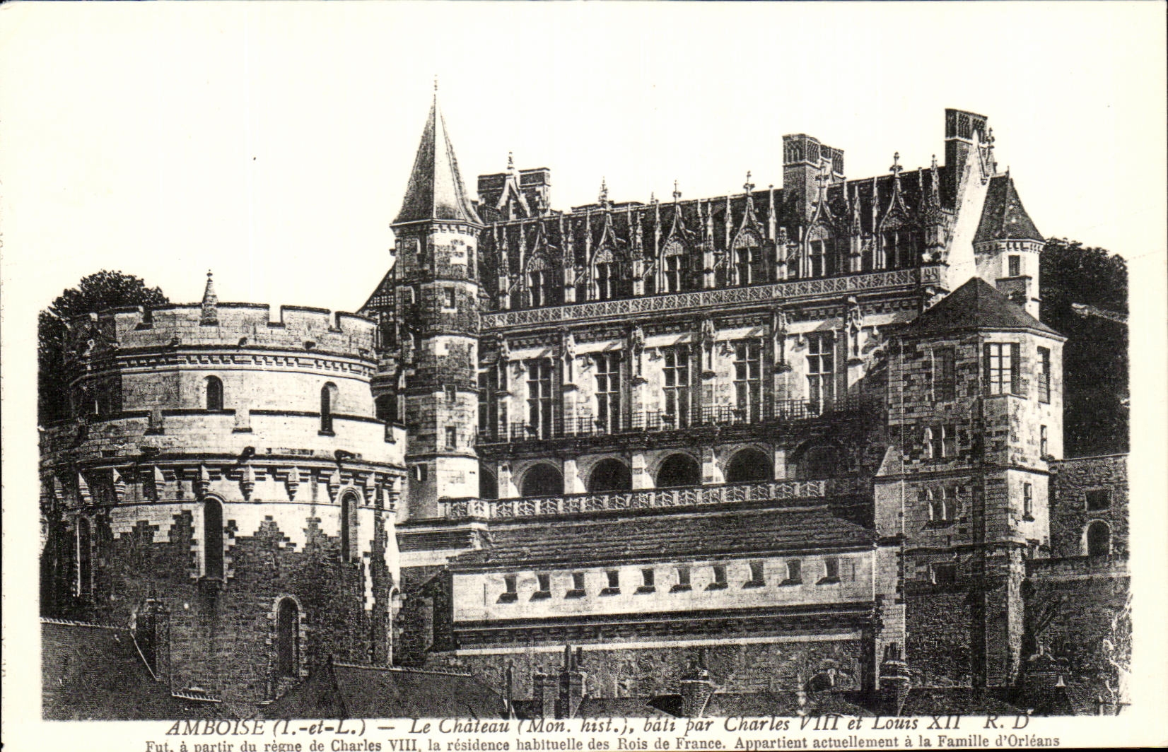 CPA Amboise Le Chateau Par Charles VIII et Louis XII