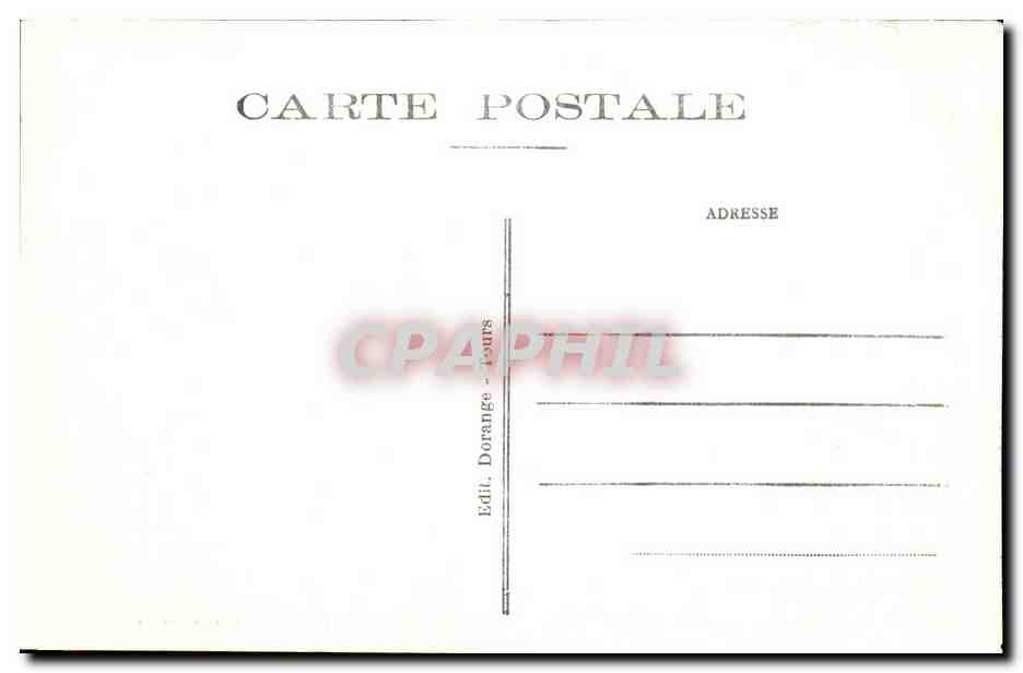 CPA Amboise Le Chateau Par Charles VIII et Louis XII — Rückseite