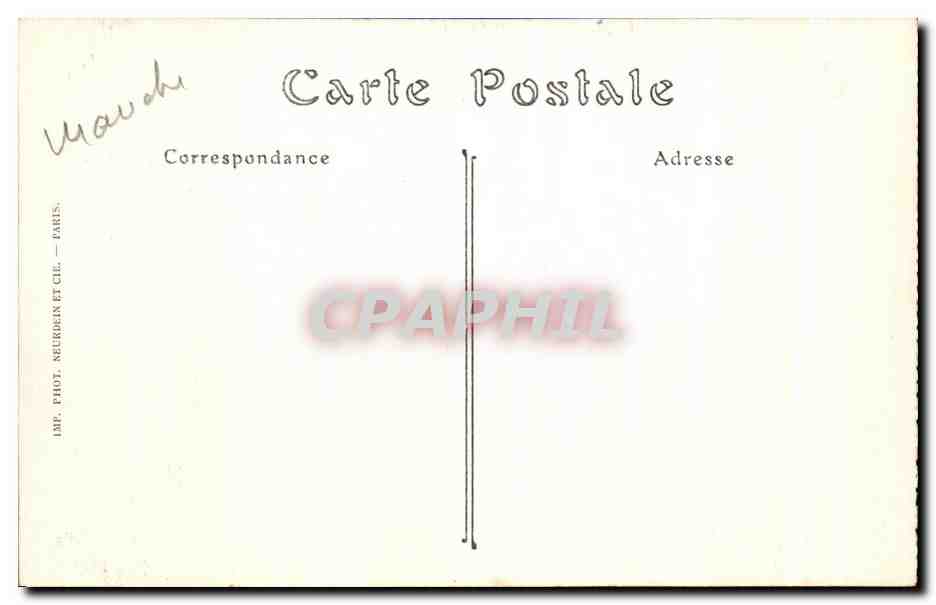 CPA Granville Le Casino Et La Digue — Rückseite