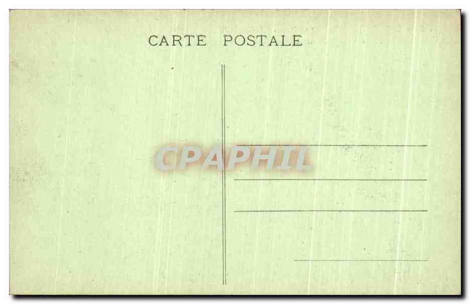 CPA Cite De Carcassonne Lices Hautes — Verso