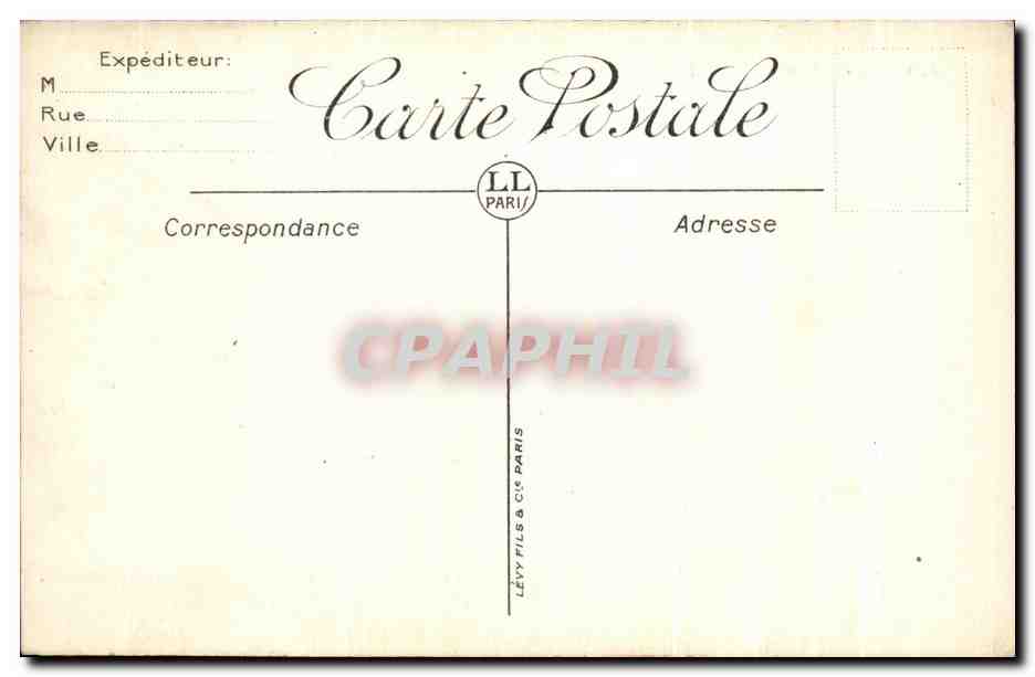 CPA Carcassonne La Montee De La Porte D'Aude — Verso