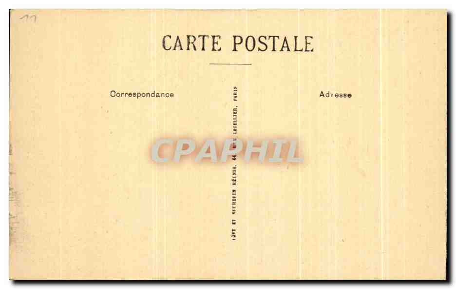 CPA Carcassonne L'Aude Et La Cite — Verso