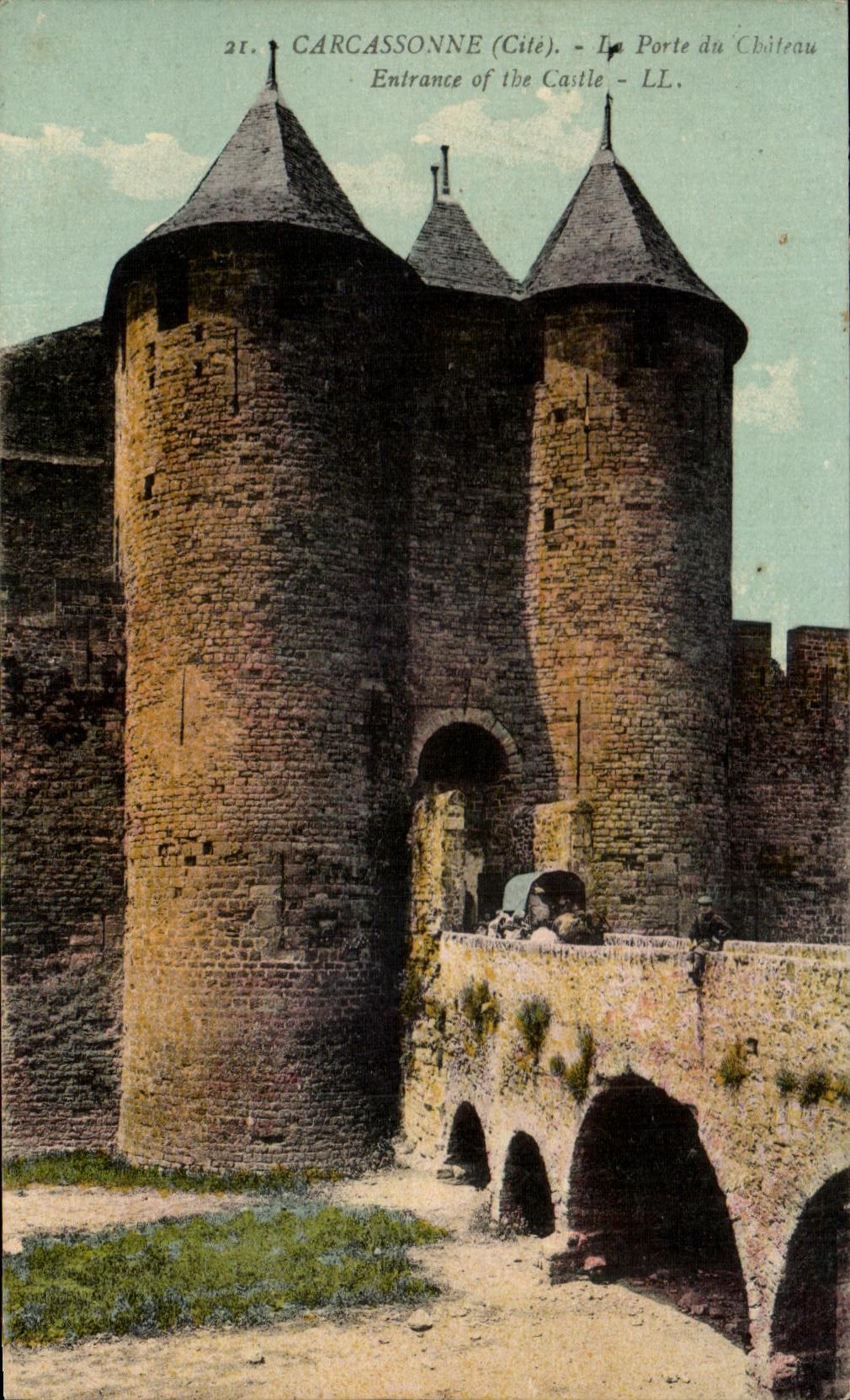 Carcassonne (Cité) — La Porte du Château — LL. n°21