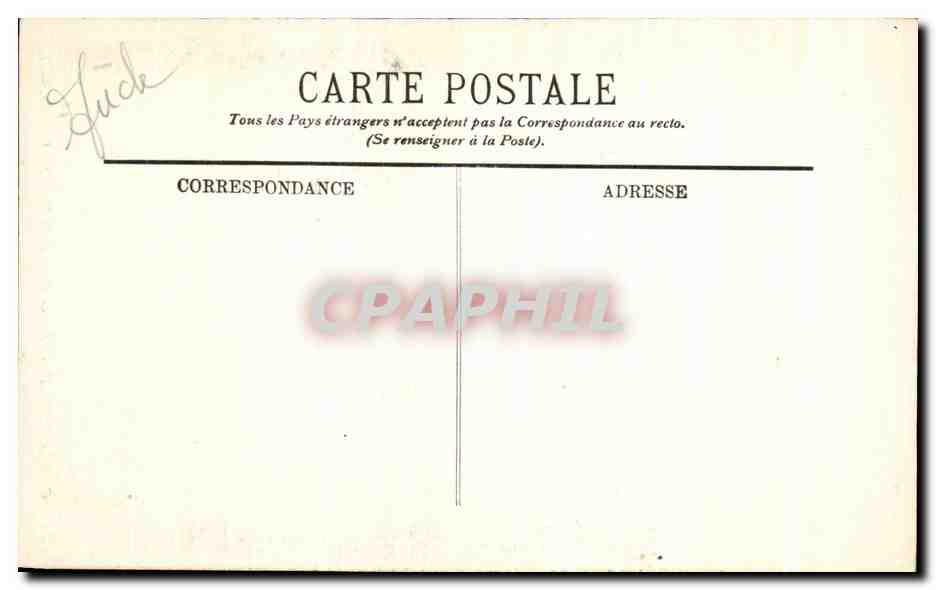 CPA Carcassonne Porte de la Tour Narbonnaise — Verso