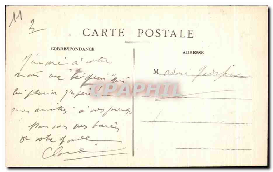 CPA Cite De Carcassonne Tours Wisigothes et du Tresaut Lices Basses  — Verso