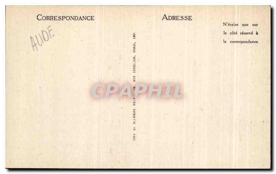 Carcassonne — L'Avant-Porte du Château — LL — Verso