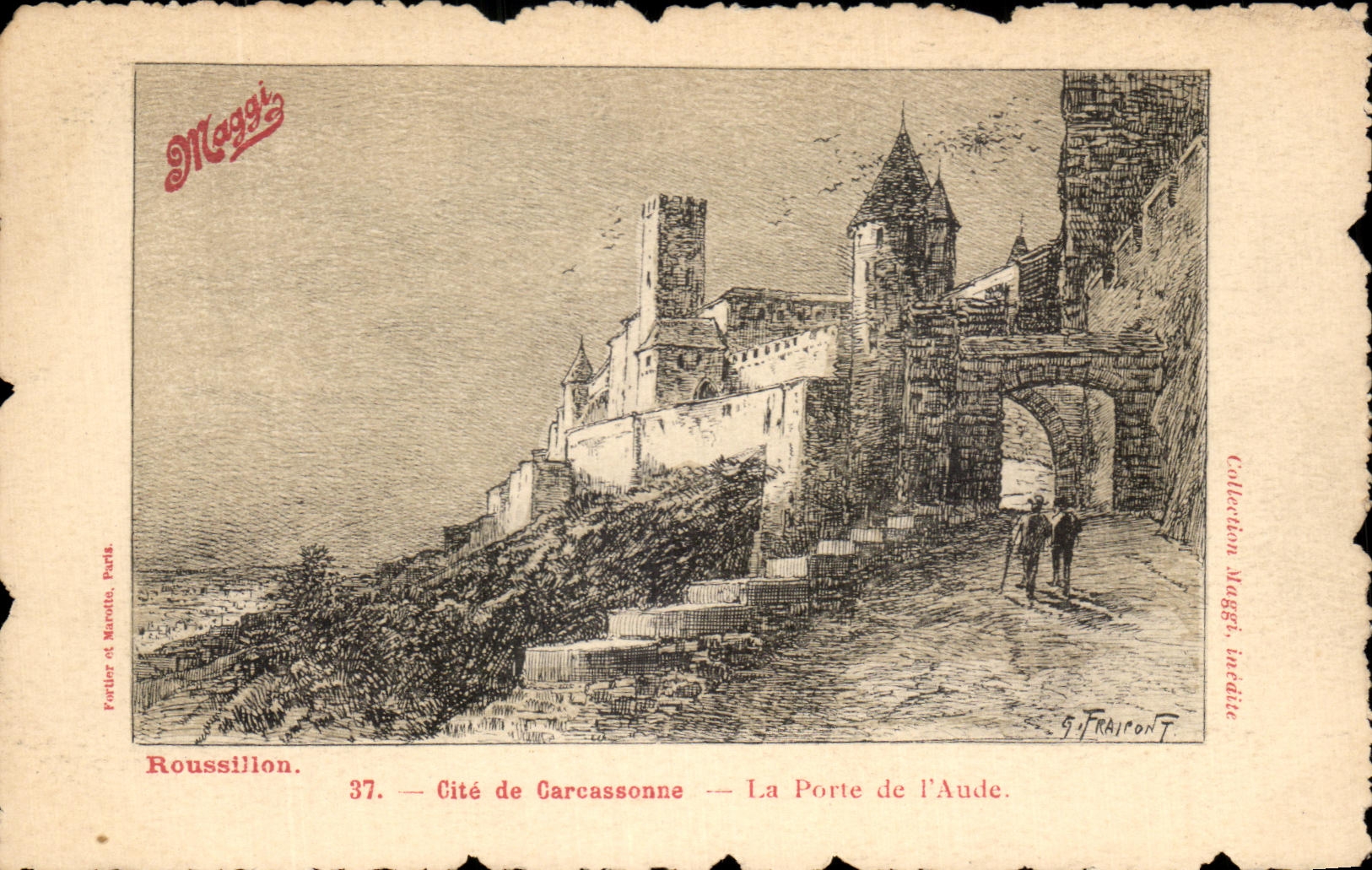 Cité de Carcassonne — La Porte de l'Aude — Maggi, Roussillon, n°37