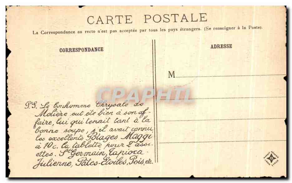 Cité de Carcassonne — La Porte de l'Aude — Maggi, Roussillon, n°37 — Rückseite