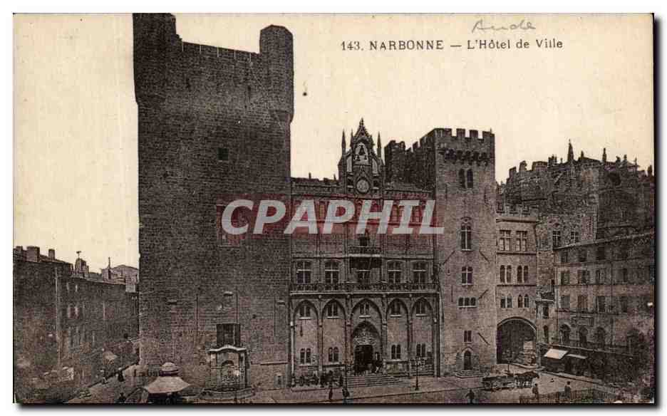 CPA Narbonne L'Hotel de Ville