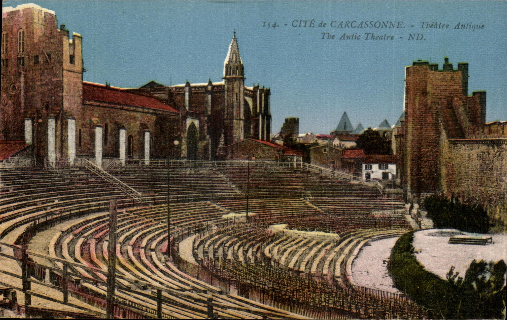 Cité de Carcassonne — Théâtre Antique — ND.