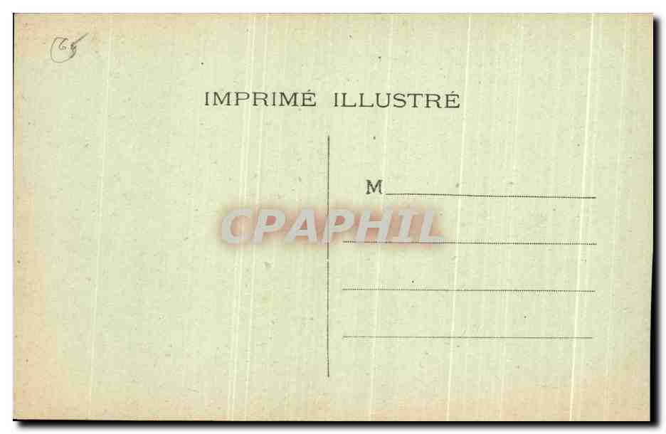 CPA Les Pyrenees Gavarnie Le Pic Mene et le Pain de Sucre — Verso
