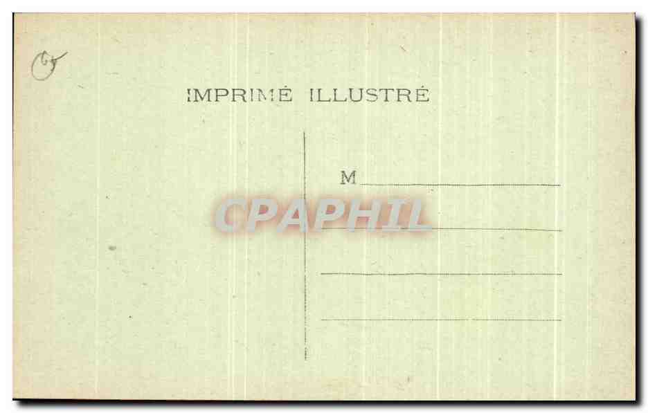 CPA Gavarnie Vue Generale du Cirque et du Pont de Neige — Verso