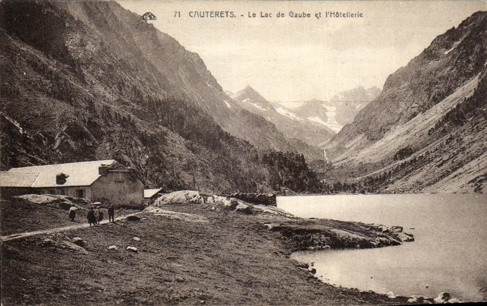 Cauterets - Le Lac de Gaube et l'Hôtellerie — Éditeur C. Al. des Arts Philatéliques, France