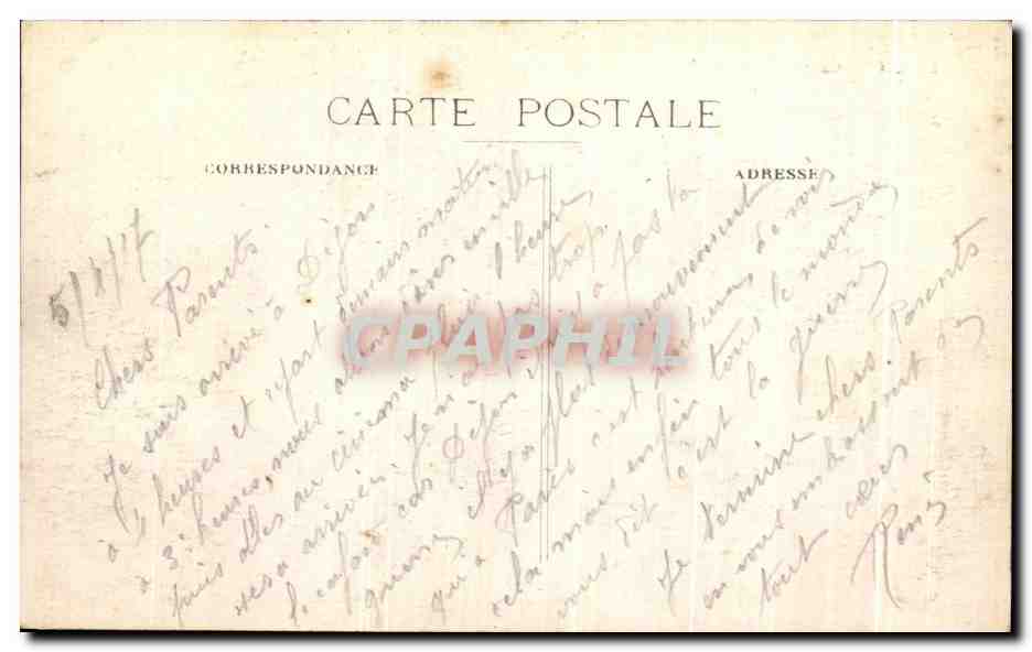 CPA Dijon Caisse d'Epargne — Rückseite