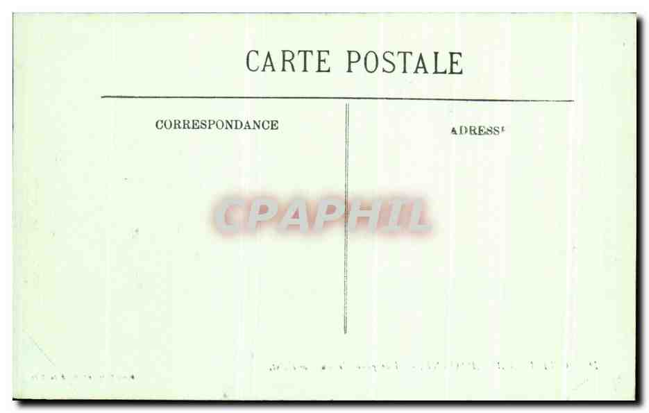 CPA La Cite de Carcassonne Vue Generale du Nord Est — Verso