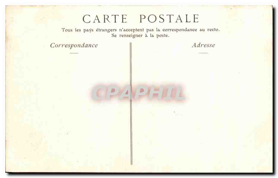 CPA Cite De Carcassonne Porte de Narbonne — Verso