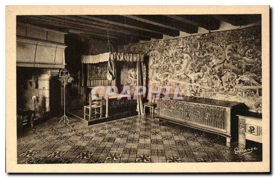 CPA Langeais Le Chateau Chambre a coucher