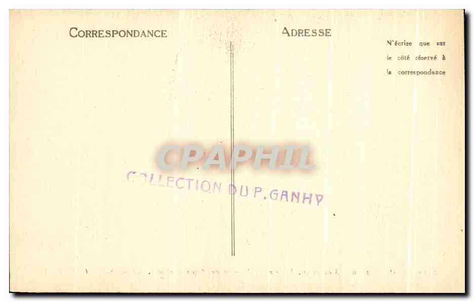 CPA Manoir des Gens d'Armes Caen Medaillon  — Verso