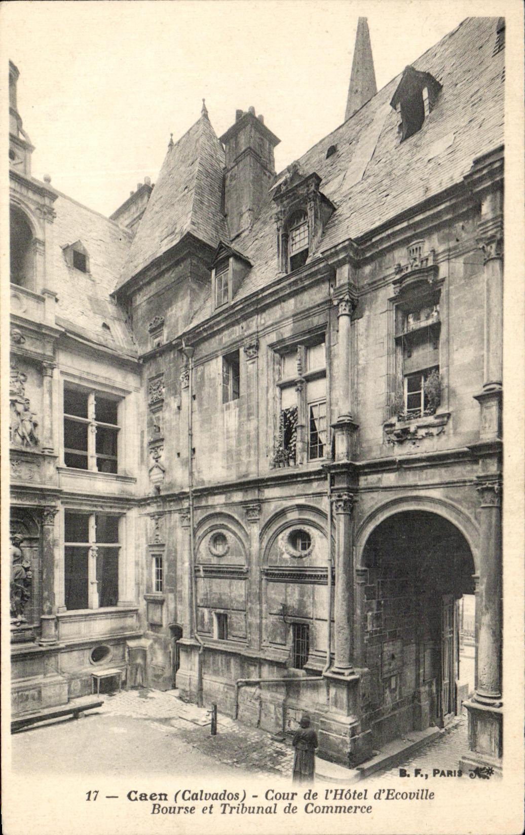 CPA Caen Cour de I'Hotel d'Ecoville Bourse et Tribunal de Commerce