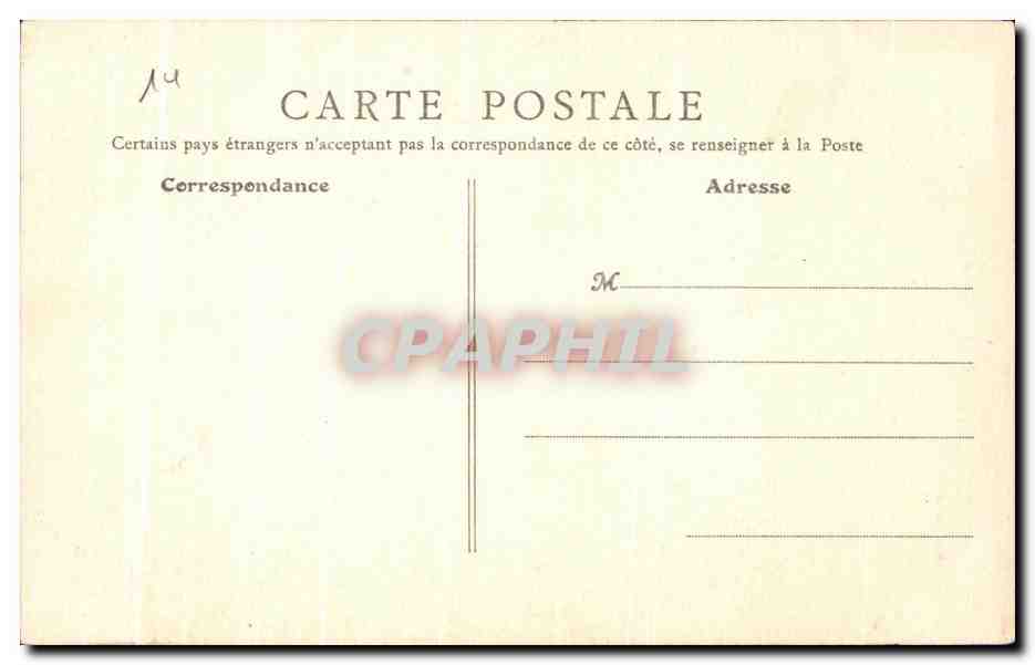 CPA Caen Cour de I'Hotel d'Ecoville Bourse et Tribunal de Commerce — Verso
