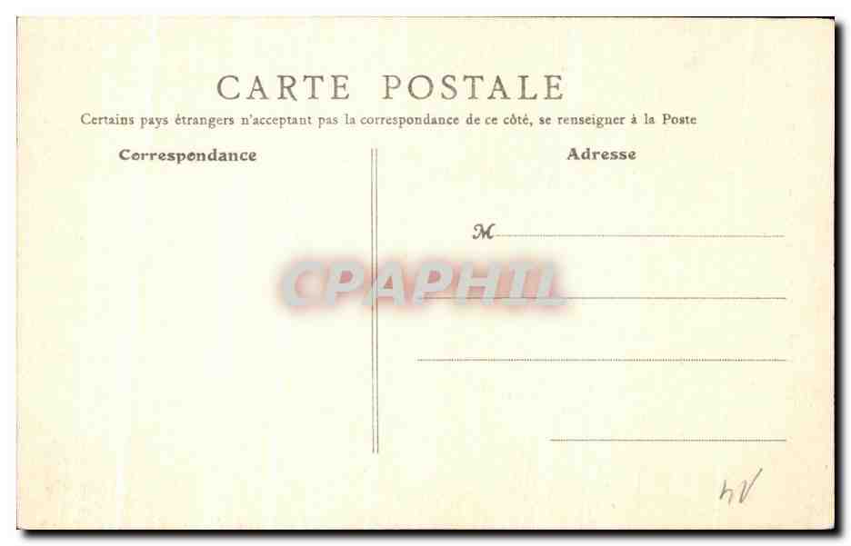 CPA Caen Le Vieux Saint Gilles — Verso