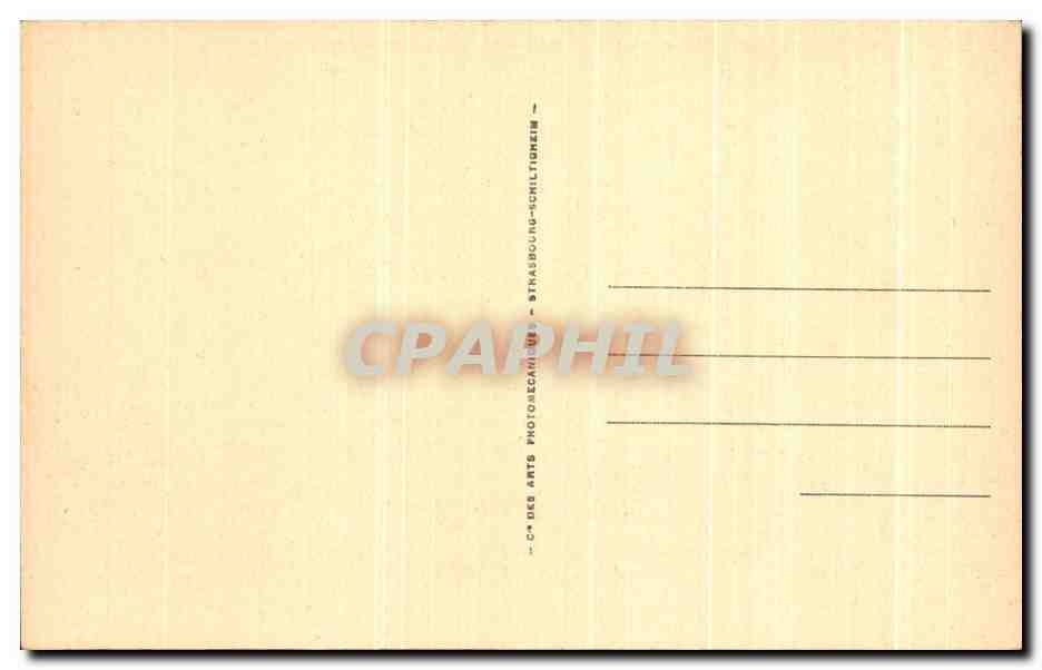 CPA Caen Abbaye aux Hommes Cour du cloitre — Verso