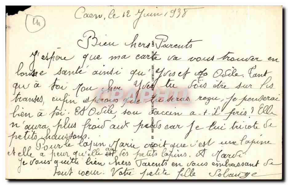CPA Caen Eglise St Etienne Abbaye Aux hommes — Reverso