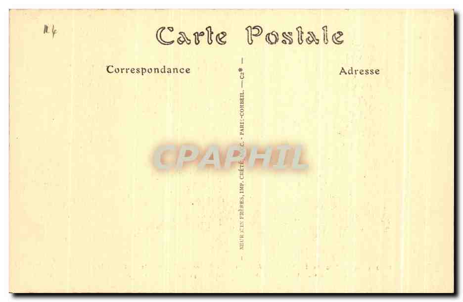 CPA Caen Eglise de la Trinite ou Abbaye aux Dames La Crypte  — Rückseite