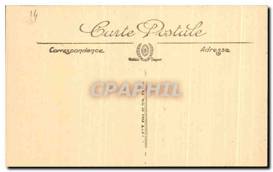 CPA Caen Interieur de l'Abbaye aux Hommes  — Verso