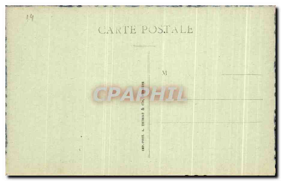 CPA Caen Eglise Saint Gilles Vue de la Nef et l'Autel  — Verso