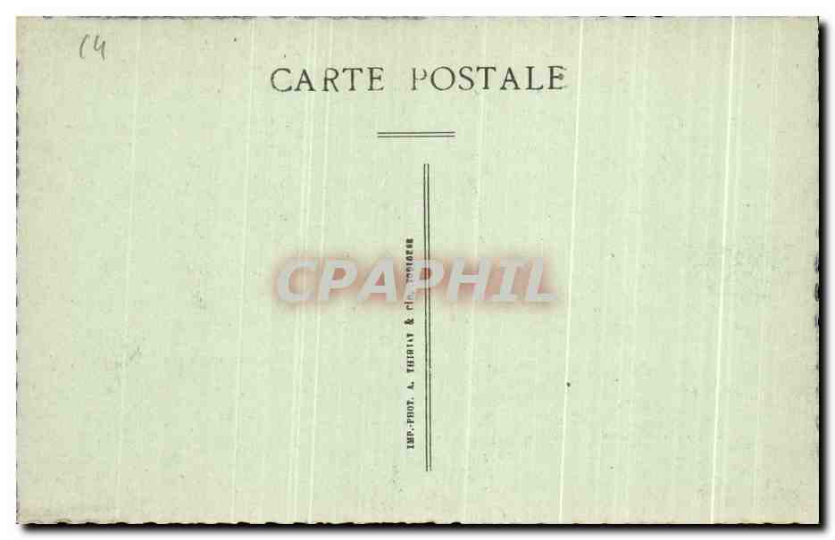 Caen — Église Saint-Gilles (XIe siècle) — Bas-côté sud couronné de clochetons — Édition A. Compère — Reverso