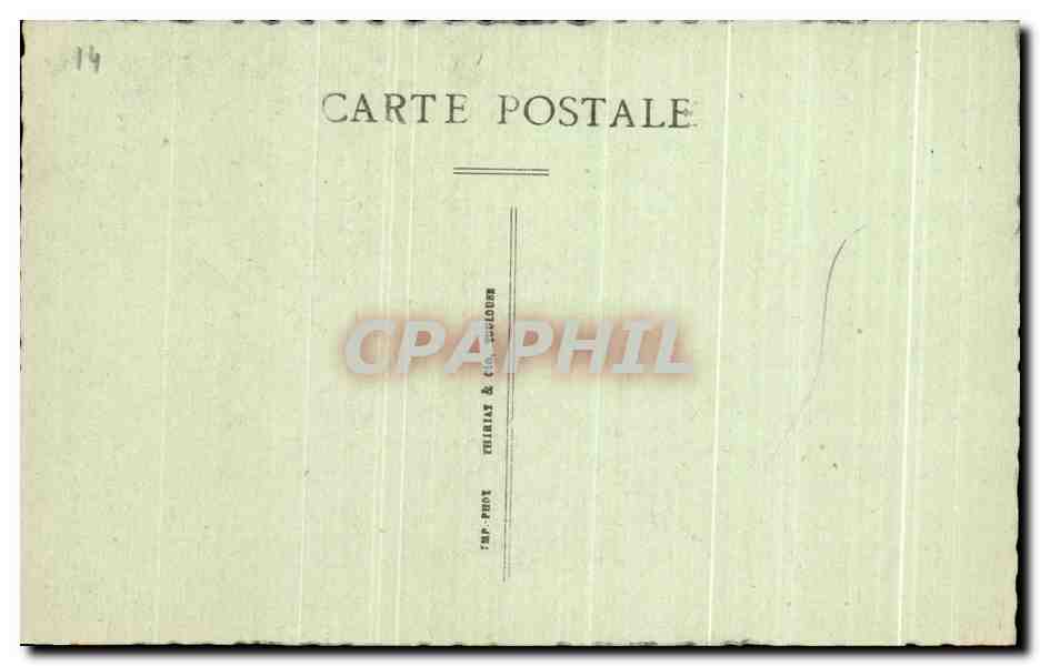 CPA Caen Eglise Saint Gilles Le Portail du cote Sud — Verso