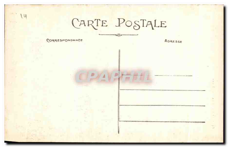 CAEN - Vieux St-Etienne — vue de l'église — série 45 — Verso