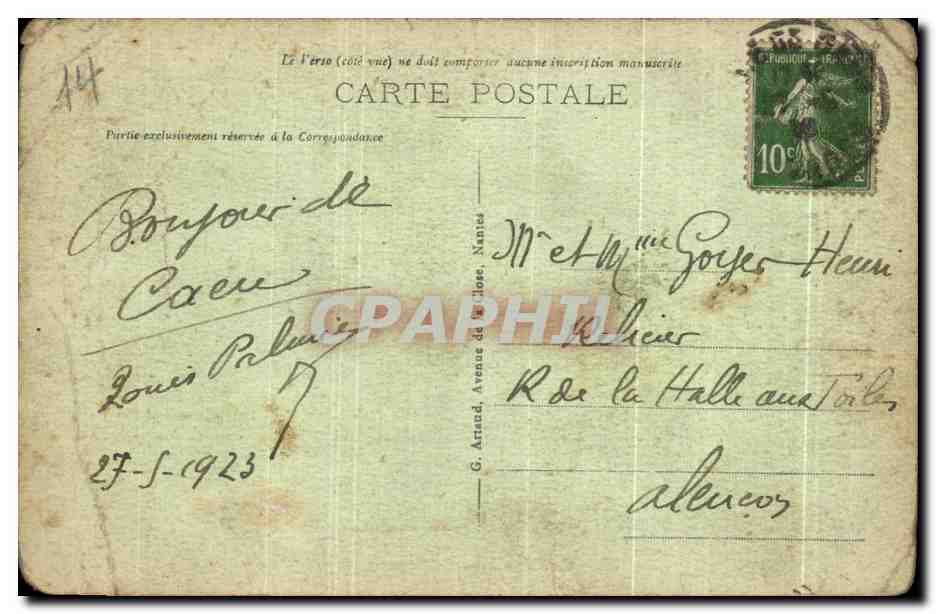 Caen — Tour Guillaume Le Roy — éditeur non identifié, n° 35 — Reverso